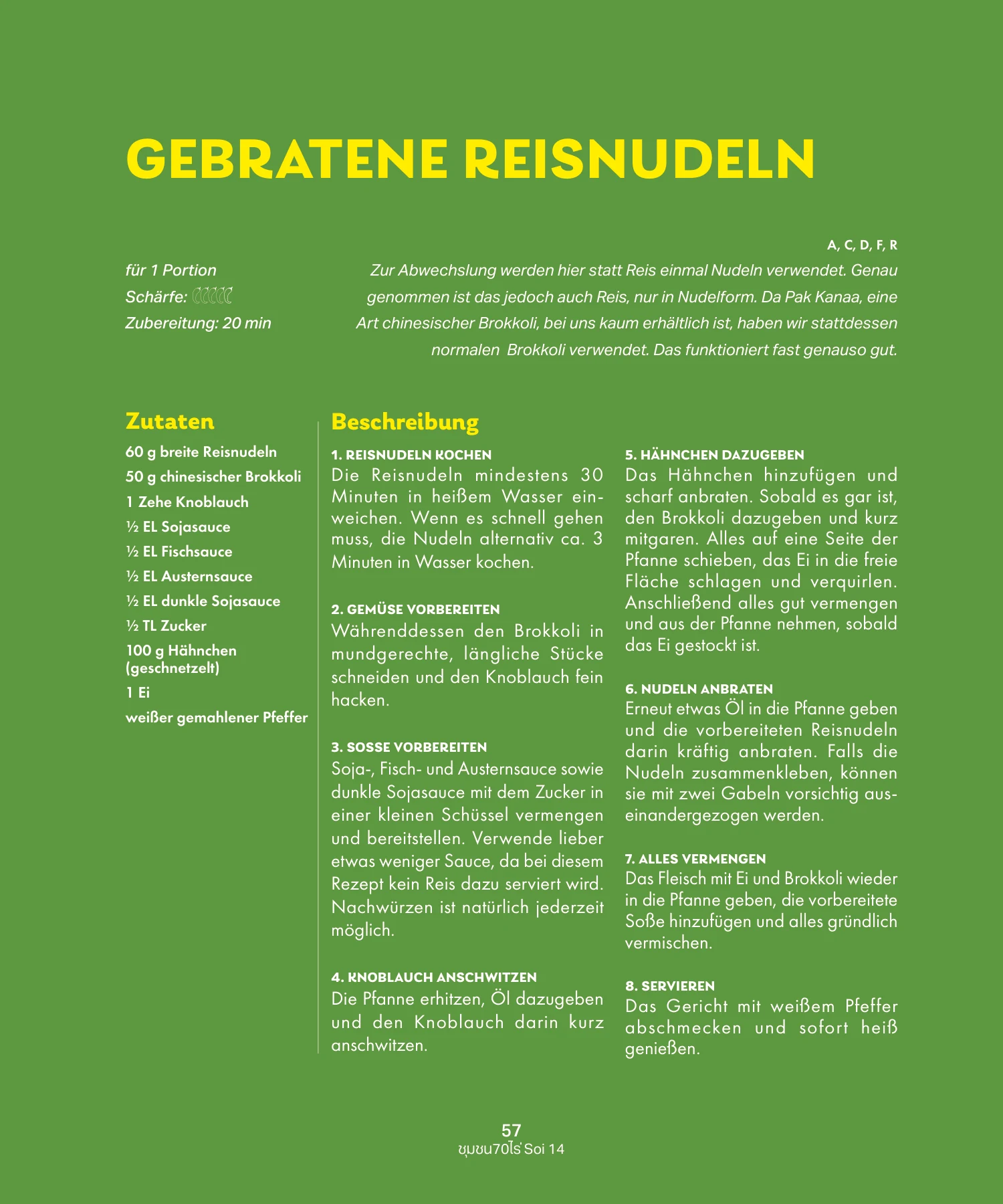 Gebratene Reisnudeln, Seite 57
