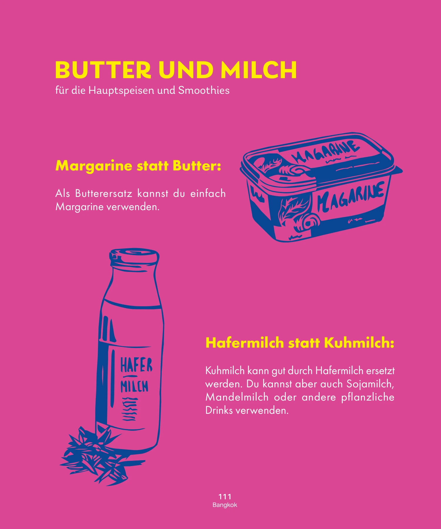 Vegane Alternativen: Butter und Milch, Seite 111